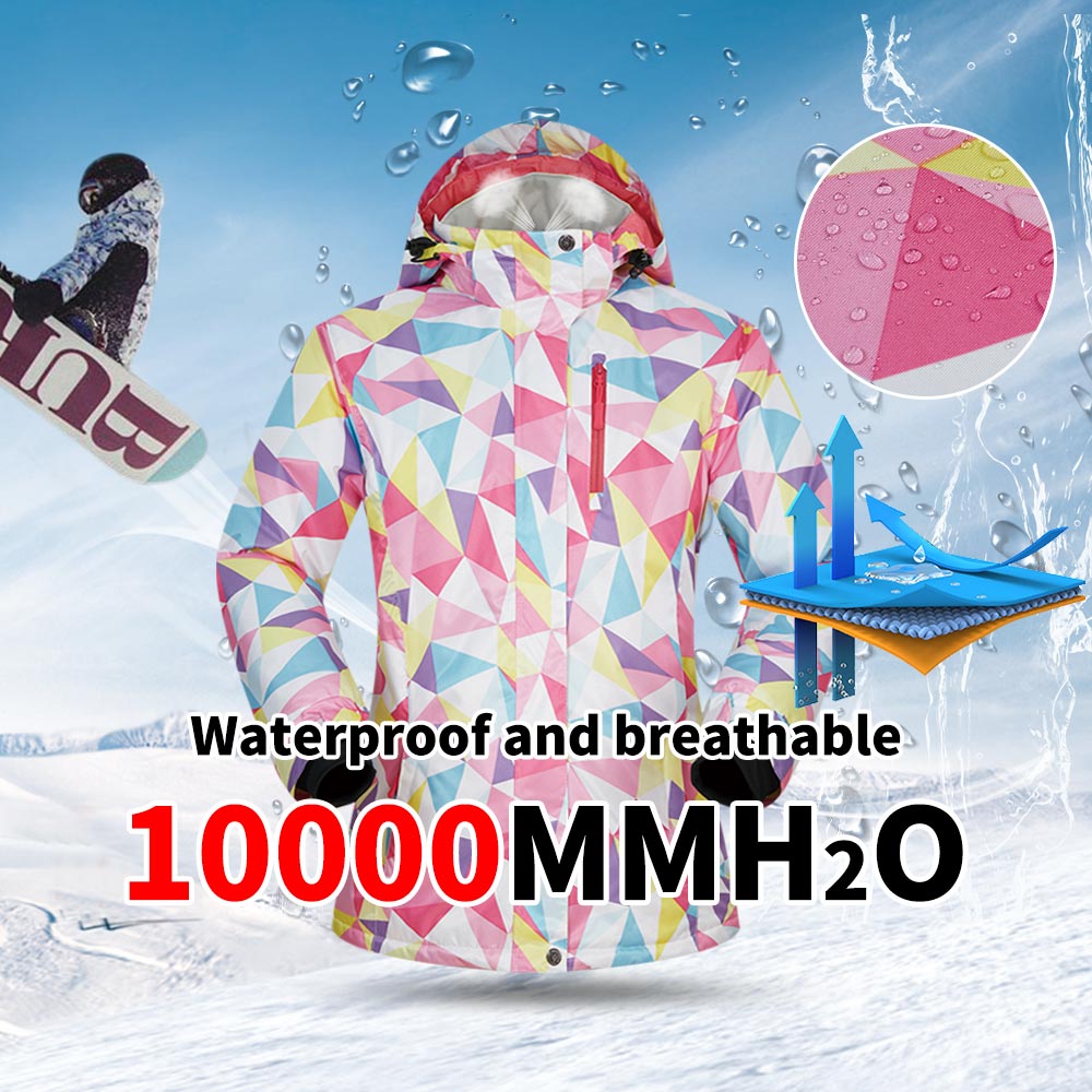 Ski Suits Women Winter Brands Sets Windproof Waterproof Breathable Outdoor Female Ski Jacket and Pants And Snowboarding Suits