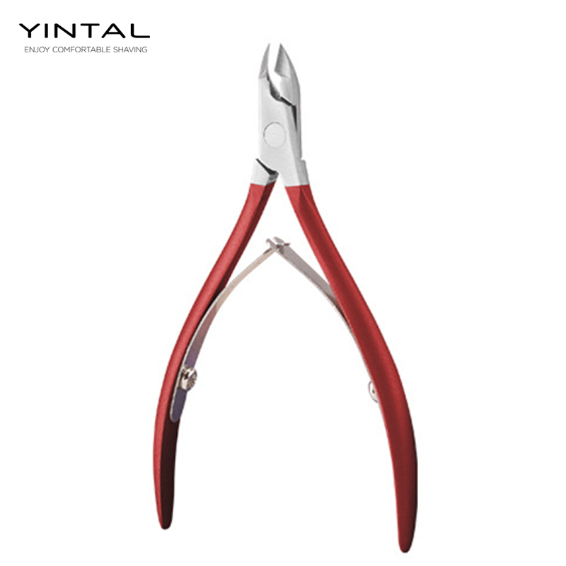 1 PC Cuticle Scissor Stainless Steel Manicure Tool Professional Nail Clippers Pedicure Ingrown Nail Cutter