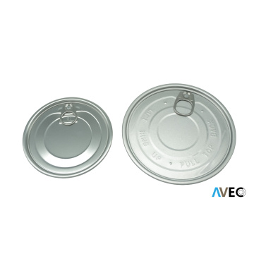 Aluminum easy open ends various types for food
