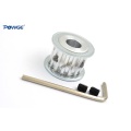 POWGE Trapezoid 12 Teeth T5 Timing Synchronous pulley Bore 5/6/6.35/7/8mm for belt width 10mm/15mm wheel 12-T5-10 AF 12teeth 12T