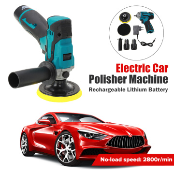 12V Cordless Car Polishing Cleaner Portable Electric Car Polisher Machine Adjustable 5 Speed Rechargeable Lithium Battery