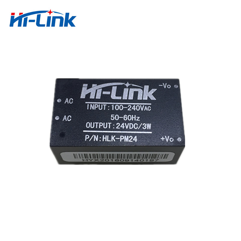 Free shipping 5pcs/lot AC-DC 220V to 24V power supply mini module isolated power supply module HLK-PM24