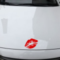 10*7.5CM Kiss Marks Vinyl Car Stickers Decals Window Decoration Motorcycle Accessories C4-0933