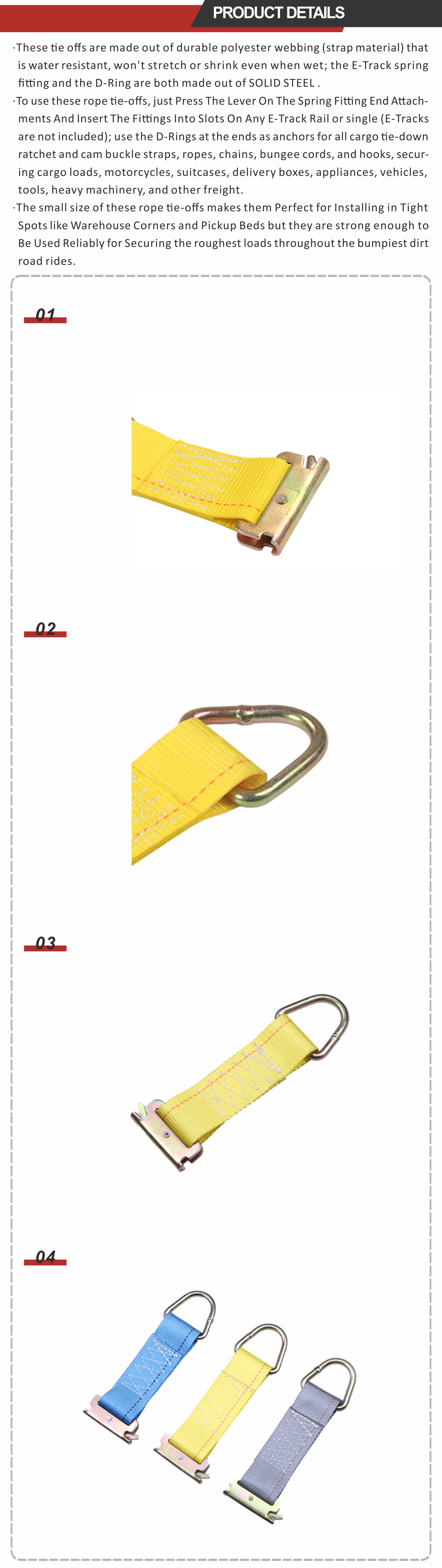 E-Track Rope Tie Off