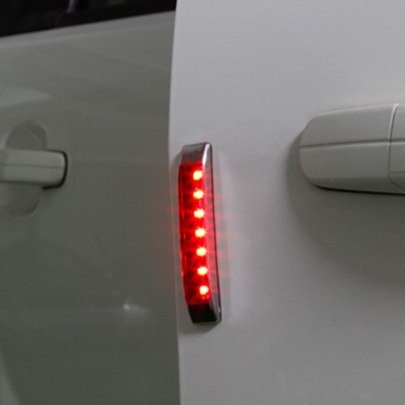 Anti Collision Car-styling Auto Atmosphere Light Car Door Lights Solar LED Flashing Lamp LED Warning Lamp Motion Control qiang