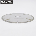 DT-DIATOOL 1pc 5inch Electroplated Diamond Saw Blade Bore 22.23MM With Protection 125MM Reinforced Cutting Discs for Marble Tile