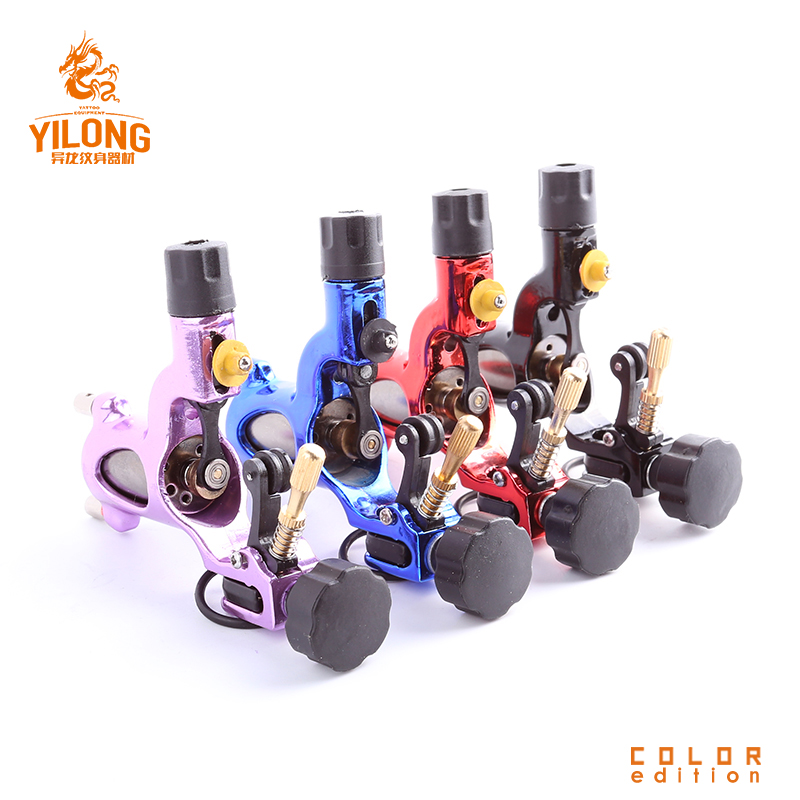 Pro Rotary Tattoo Machine Shader & Liner Assorted Tatoo Motor Kits Supply 7 Colors High Quality Tattoo Guns