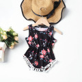 Mother Daughter Dresses Family Look Mommy And Me Clothes Flower Mum Mama And Women Baby Girls Rompers Family Matching Outfits