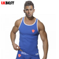 LKBEST 2019 New Men'S Tank Tops Casual Cotton Men Vest World Police Pattern Undershirt Men Brand Clothing 3 Colors M-XXL (N-191)