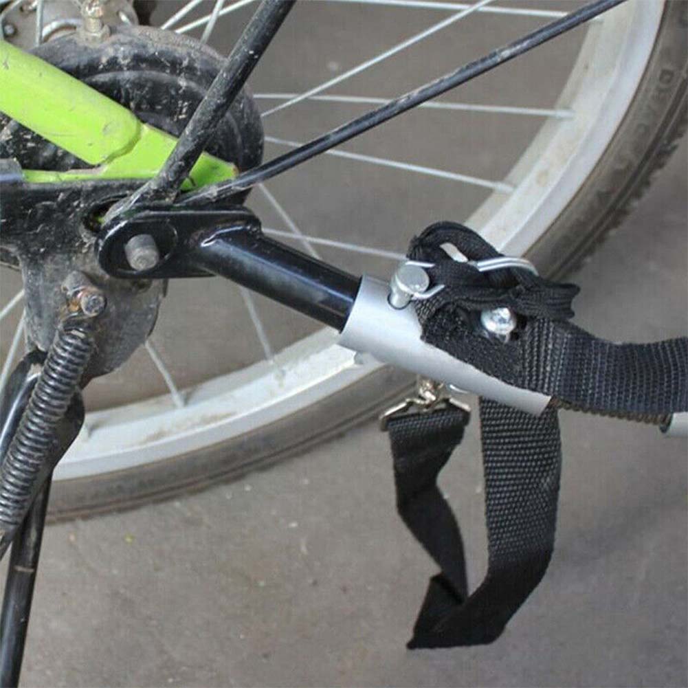 Bicycle Clutch Bike Accessories Connector Trailer Coupler Mounting Adapter Steel Hitch Fits QR Axles Replacement Universal Model
