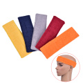 1PC Cotton Sweatband Sports Unisex Sweat Headband Runnning Basketball Yoga Hair Band Elastic Head Band Sport Safety