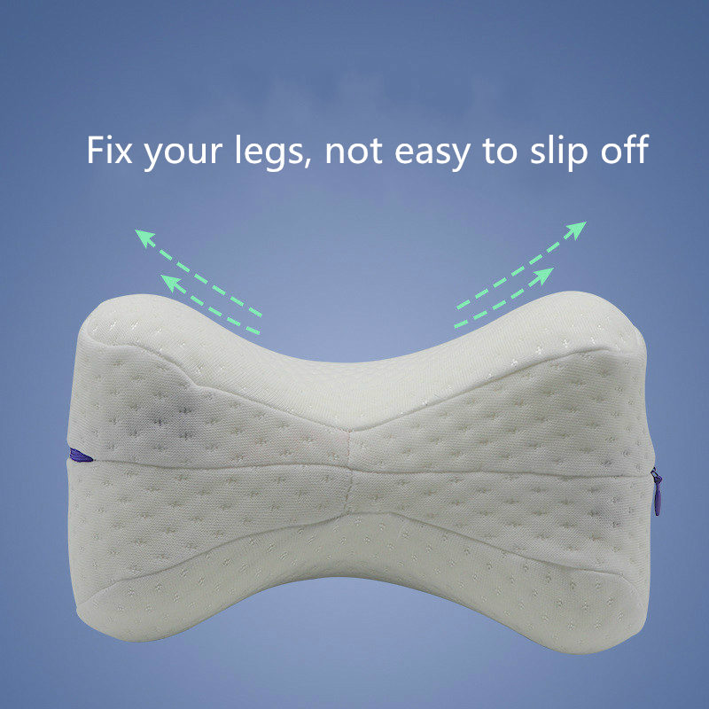 Memory Foam Pillow Pregnancy Body Orthopedic Knee Leg Wedge Foot Cushion for Side Relief Lying Support Cushion Legs Hip Pain