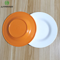A5 Melamine Dinnerware Dinner Plate White Round Flat Dish Restaurant Hotel Imitation Porcelain Tableware