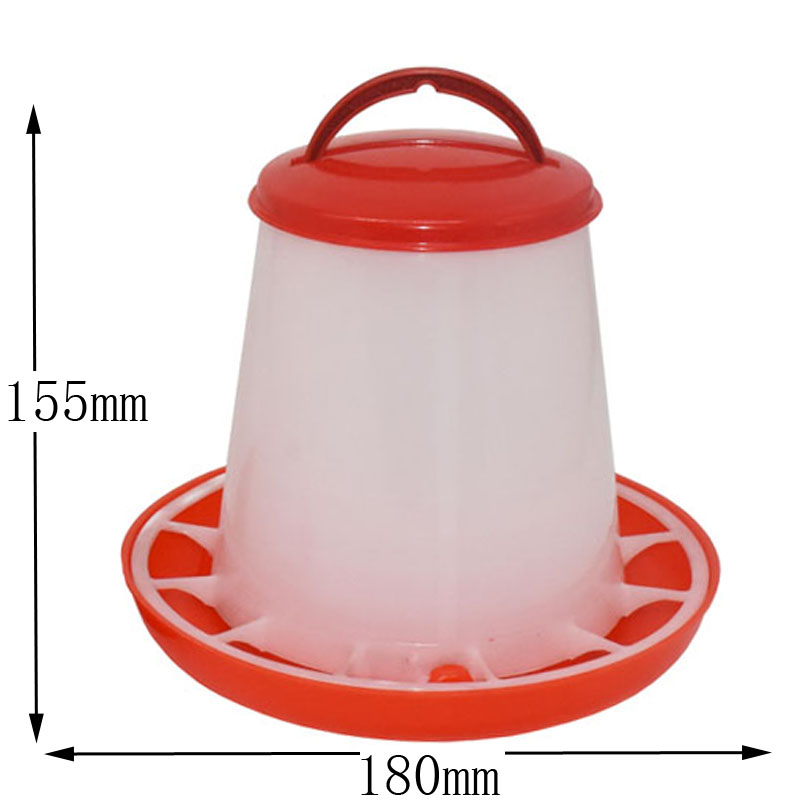 1 Kg Chicken Drinker and Feeder Chicken coop feeding Supplies Poultry Automatic Drinking Fountains Farm Animal Feeder