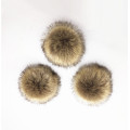 5pcs a lot Fluffy pom poms for beanies caps Removeable 12cm fur pompoms With snaps for hat caps bags shoes