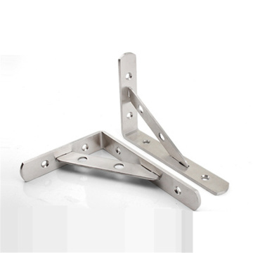 Stainless Steel Triangle Bracket Heavy Support Wall Mounted Bench Table Shelf Bracket bookshelf Furniture Hardware Wall support