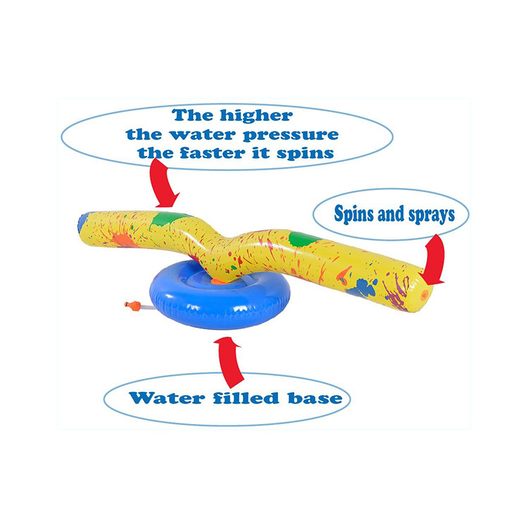 Inflatable water sprinkler