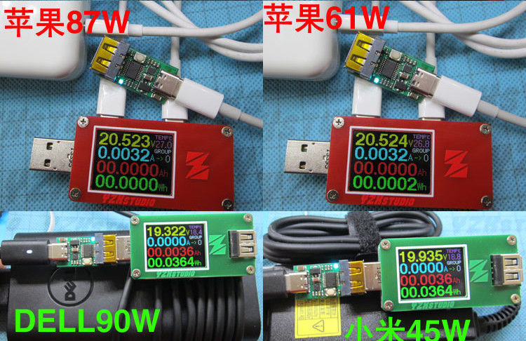 Type-C USB-C PD2.0 PD3.0 TO DC USB decoy QC fast charge trigger Poll detector Charging PD 5A 9v 12v 15v 20V test