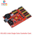 Huidu HD-U6A HD-U6B HD-U62 HD-U63 HD-U64 Single Color U-disk Controller Card Use For P10 F3.75 P4.75 Single Color LED Module