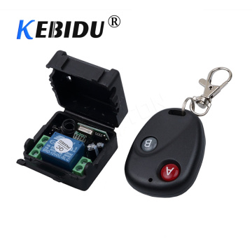 KEBIDU 433mhz Remote Control Universal Wireless Remote Control Switch DC12V 10A Transmitter With Receiver For Anti-theft Alarm