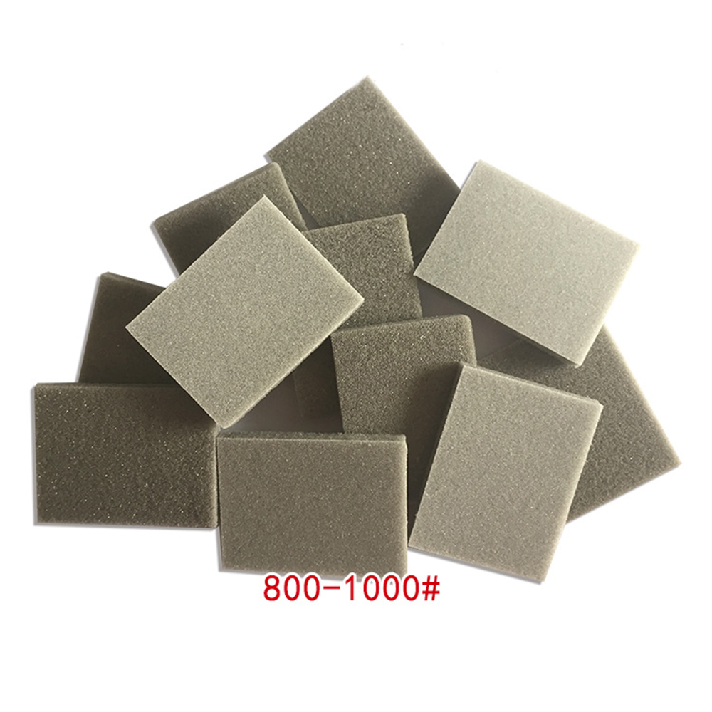 40pcs Sponge Sandpapers Wet Dry Polishing Grinding Fiberglass Plastic Molding Waterproof Abrasive Tools Sanding Papers Sponge