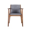 High Quality Wooden Dining Restaurant Chair With Seat Pad Hotel Furniture Wiating Chair