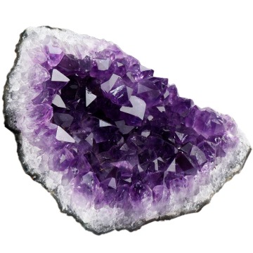 TUMBEELLUWA Natural Purple Amethyst Quartz Cluster Decor Geode Druzy Crystal Gem Stone Specimens