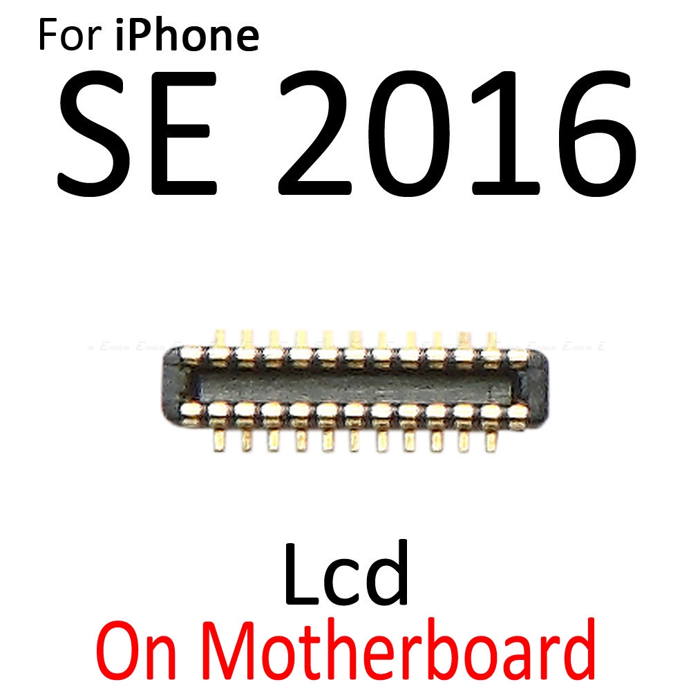 For iPhone 5 5S 5C SE 2016 LCD Digiziter Display Touch Screen FPC Connector On Motherboard Flex Cable