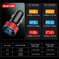 3.1A LED Display USB Phone Charger Car-Charger for Xiaomi Samsung For iPhone 11 Pro 7 8 Plus Mobile Phone Adapter Car Charger