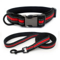 red collar  leash