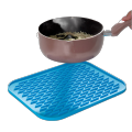 1Pc Rectangle Heat Resistant Mat Silicone Non-slip Trivet Pot Pan Holder Mat Pad For Kitchen Accessories
