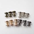 20pcs Copper Binding Chicago Screws Nail Rivets Photo Album Leather Craft Copper Leather Craft Belt Wallet Solid Brass Screws