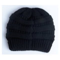 Brand Adult Knitted Horse Tail Caps Winter Wool Hat Cotton Fashion Knitted Hats Autumn for Women and Girls winter hats