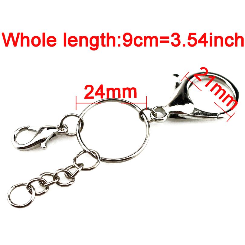 Key Chains Keychain Silver Plated Key Ring Clasp with Lizard Beads Cage Locket Y240 Fun Gift