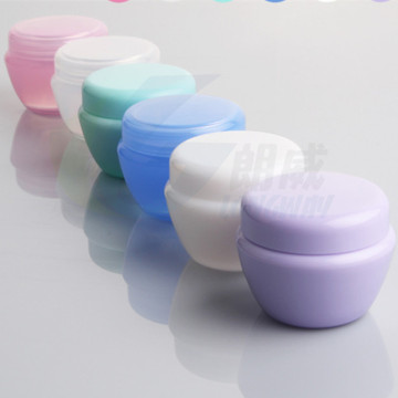 5PCS Refillable Bottles Travel Face Cream Lotion Cosmetic Container Plastic Empty Makeup Jar Pot 5 Colors 5g/10g/20g/30g/50g