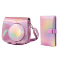 Fujifilm Instax Mini 9 8 8+ Camera Accessory Artist Oil Paint PU Leather Instant Camera Shoulder Bag Protector Cover Case Pouch