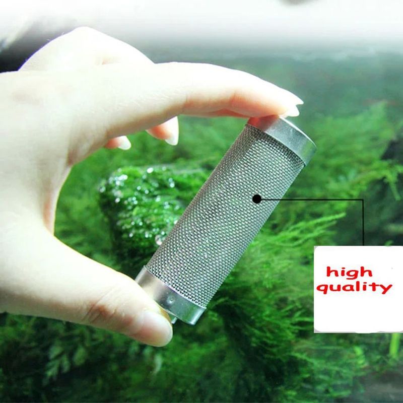 Protect Aquarium Accessories Fish Tank Filter Inlet Case Mesh Shrimp Nets Special Cylinder Filters Inflow Inlet Stainless Steel