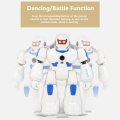 Multi-function Puzzle RC Robot Smart Programming Glide Walk Switch Battle Mode Sing Dance Cool Light Children's Eduaction RC Toy