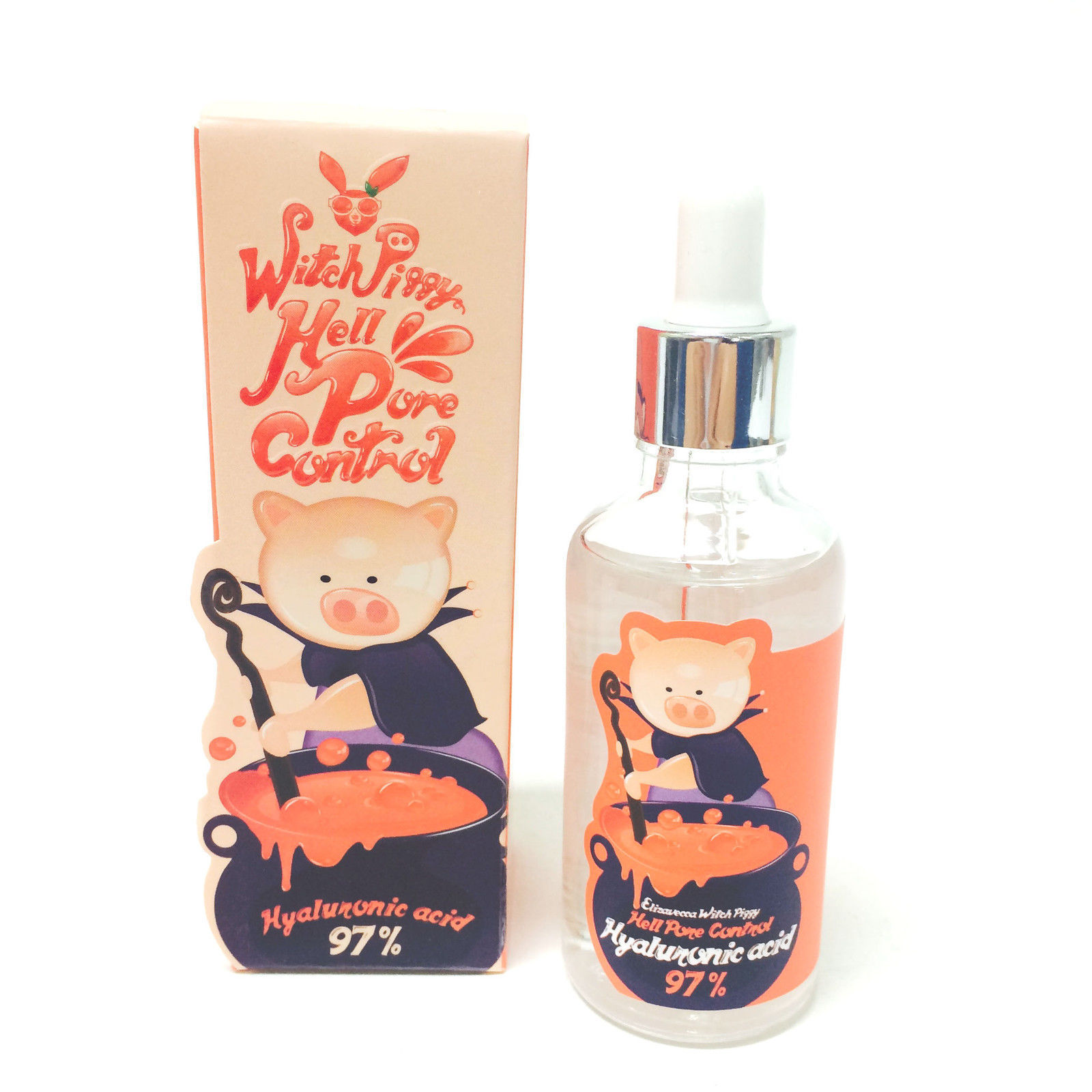 50ml Korean Cosmetic Witch Piggy Hell Pore Control Hyaluronic Acid 97% Face Serum Crean Skin Care Facial Essence