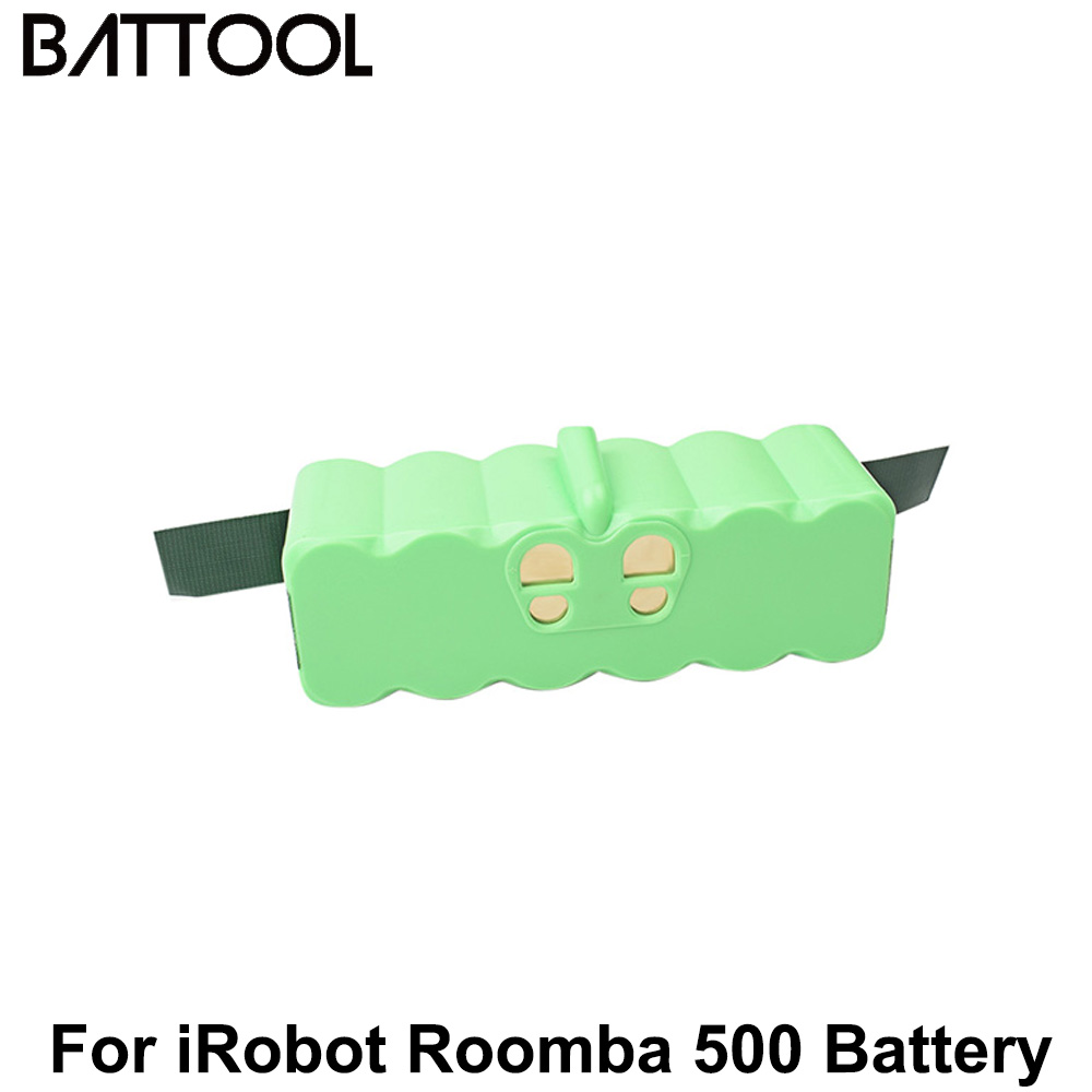 Battool 14.4V 6400mAh Lithium Battery Replacement For IRobot Roomba 500 600 700 800 980 Series Li-ion Vacuum Cleaner Battery