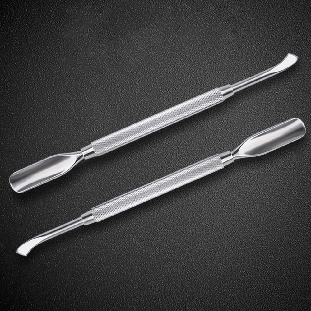 1PC Stainless Steel Cuticle Pusher Silver Dead Skin Cuticle Remover Nail Art Tools Manicure Pedicure Nail Trimmer Cuticle Pusher