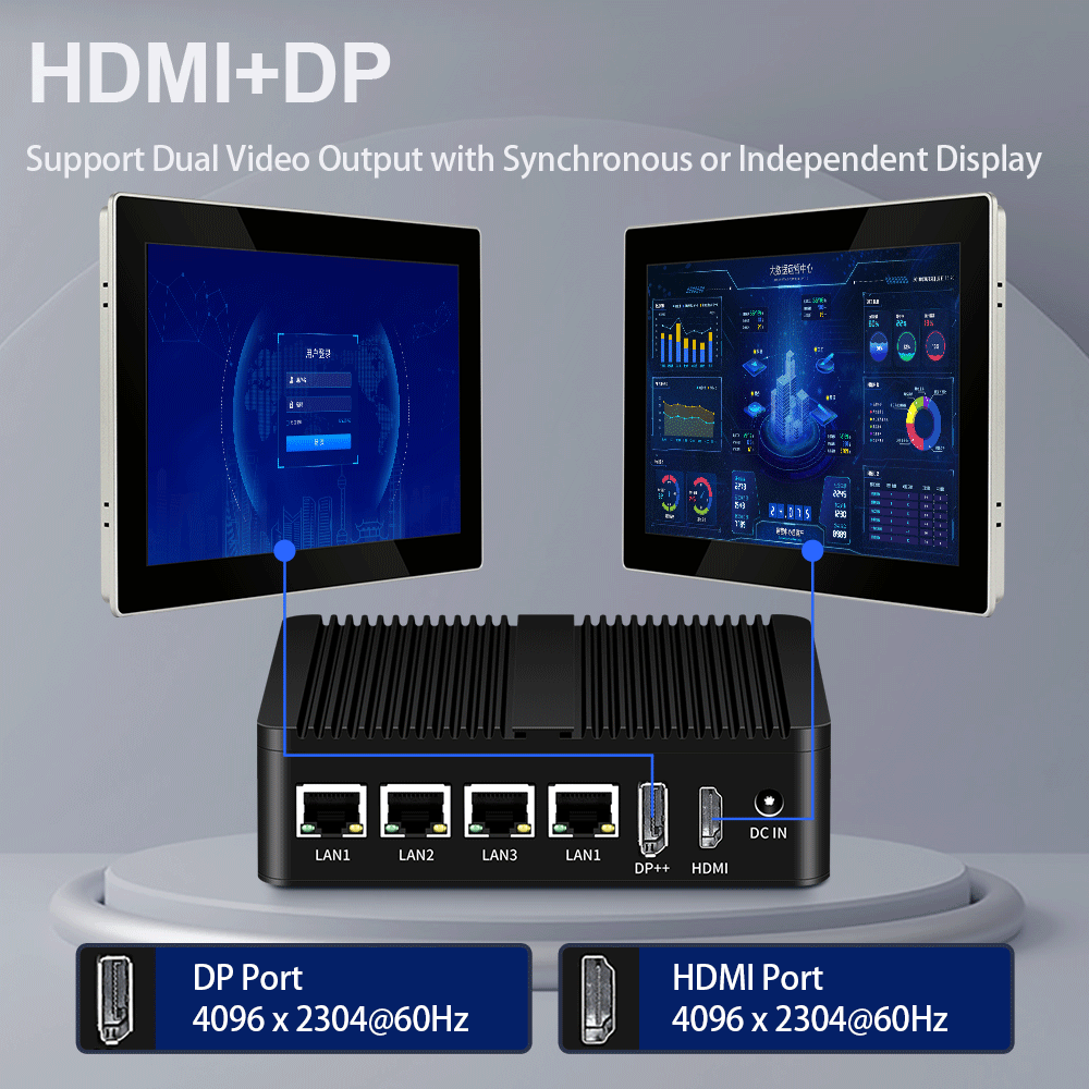 n100 fanless mini PC