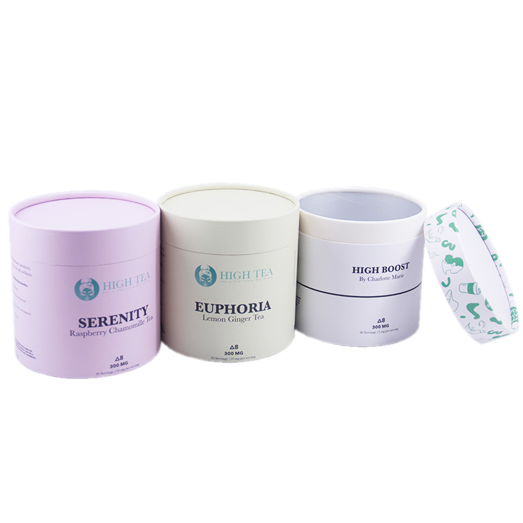 Circular Packaging Box for Tea