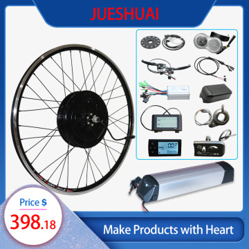 JS 500W 350W Electric Motor Wheel 36V Electric Bike Ebike Conversion Kit for MTB Ebike 20'' 26