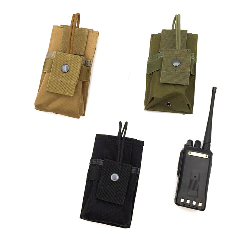 3 Colours Outdoor multi-function walkie-talkie Bag Tactical Vest Accessory Bag Magazine Pouch Army Accessories