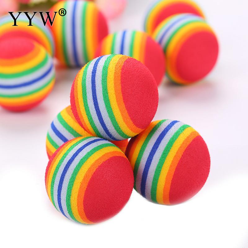 Funny Cat Pet Toy Gatos Cat Ball Interactive Eva Cat Toys For Cats Pet Products Colorful Ball Toys Cat Supplies Hardwearing Toy