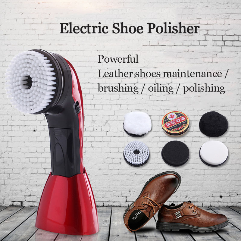 710 Electric Shoe Polisher Multi-function Portable Shoe Polisher Handheld Brush Shoes Wash Shoes Shoe Artifact