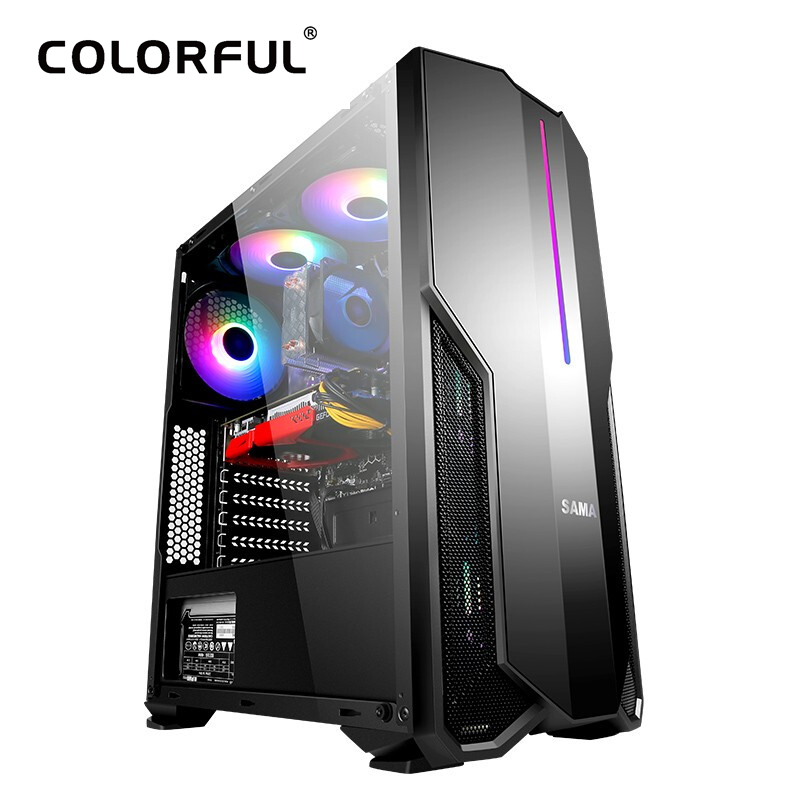 Colorful i9 10900K 3.7GHz Gaming PC Desktop RTX3090 24GB RAM 64GB Computer Water Cooling