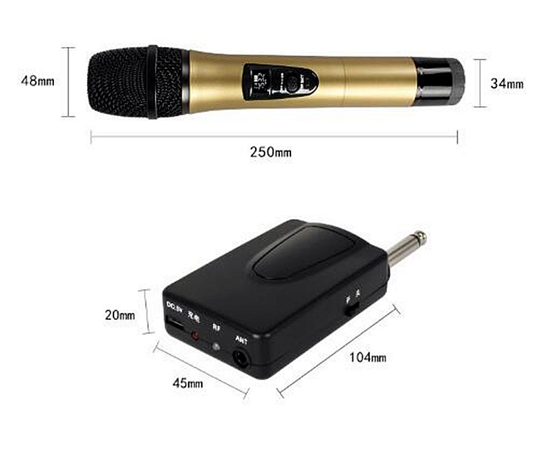2 Karaoke Wireless Microphone 1receiver MIC mikrofon KTV Karaoke player Echo System Digital Sound Audio Mixer Singing Machine E8
