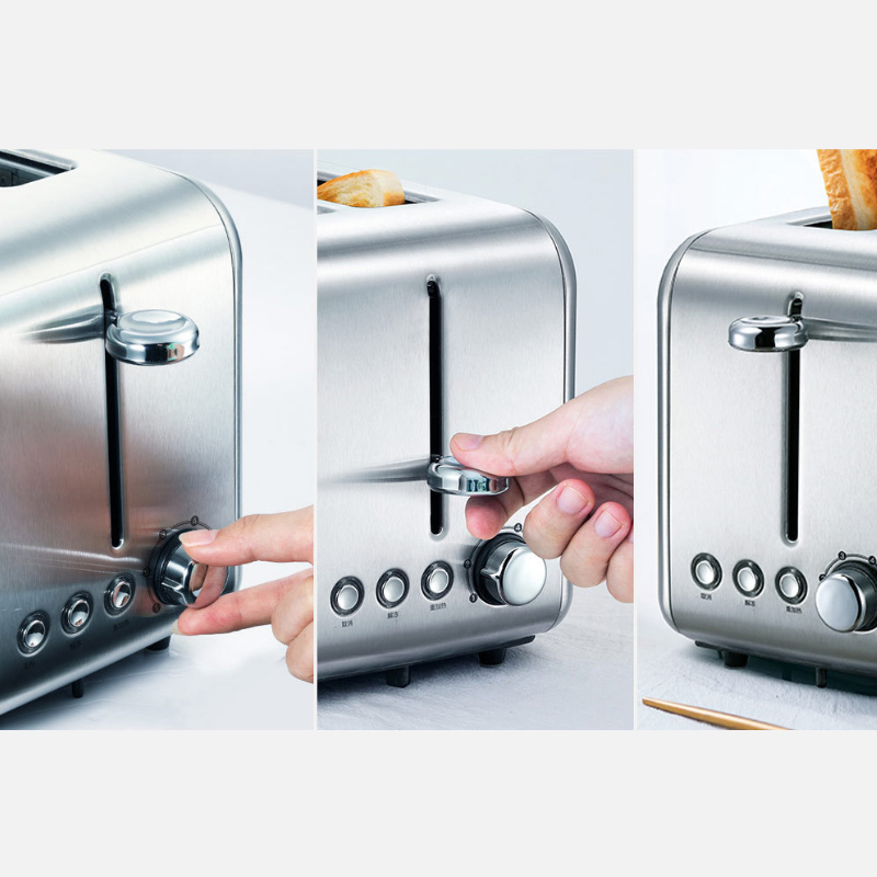 Youpin Deerma Electric Bread Maker Toaster Stainless Steel Bread Machine 6 Baking Modes Sandwich Defrosting Reheat Breakfast H30